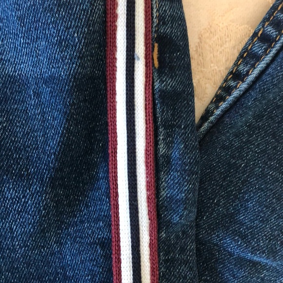 Embellished Side Stripe Skinny Jeans - Picture 2 of 5